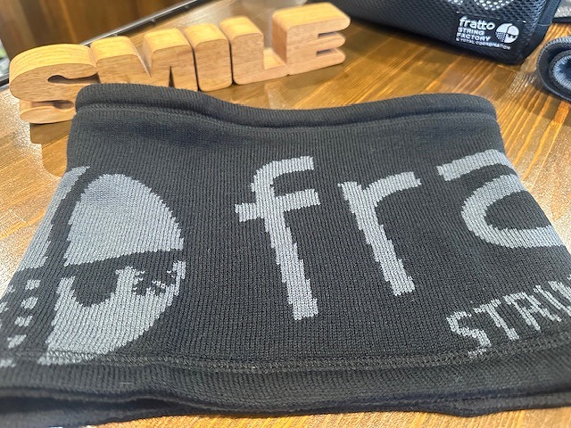 fratto  オリジナル　ネックウォーマー　ブラック