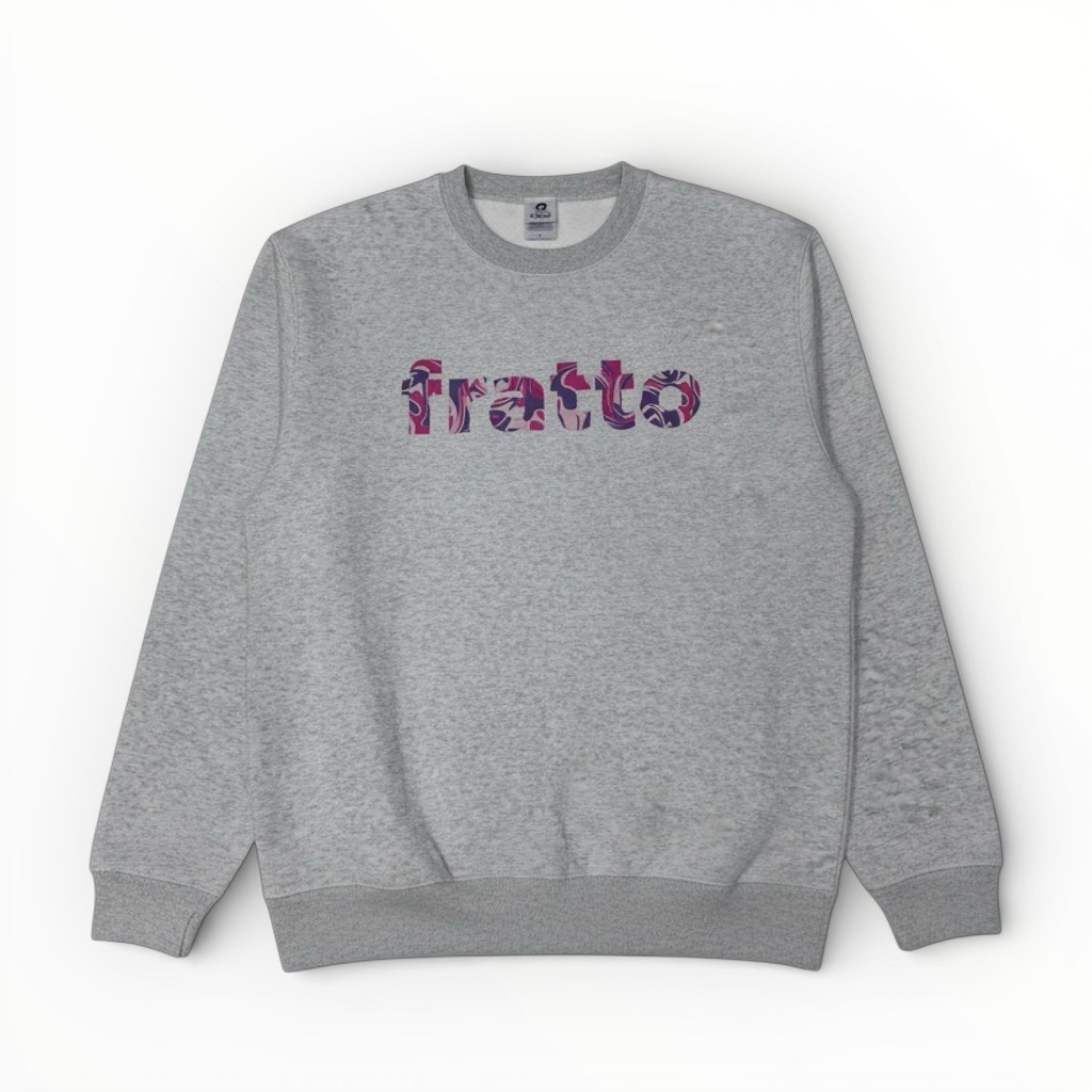 frattoオリジナル 　 マーブルトレ－ナ－　　 アッシュグレー×ピンク