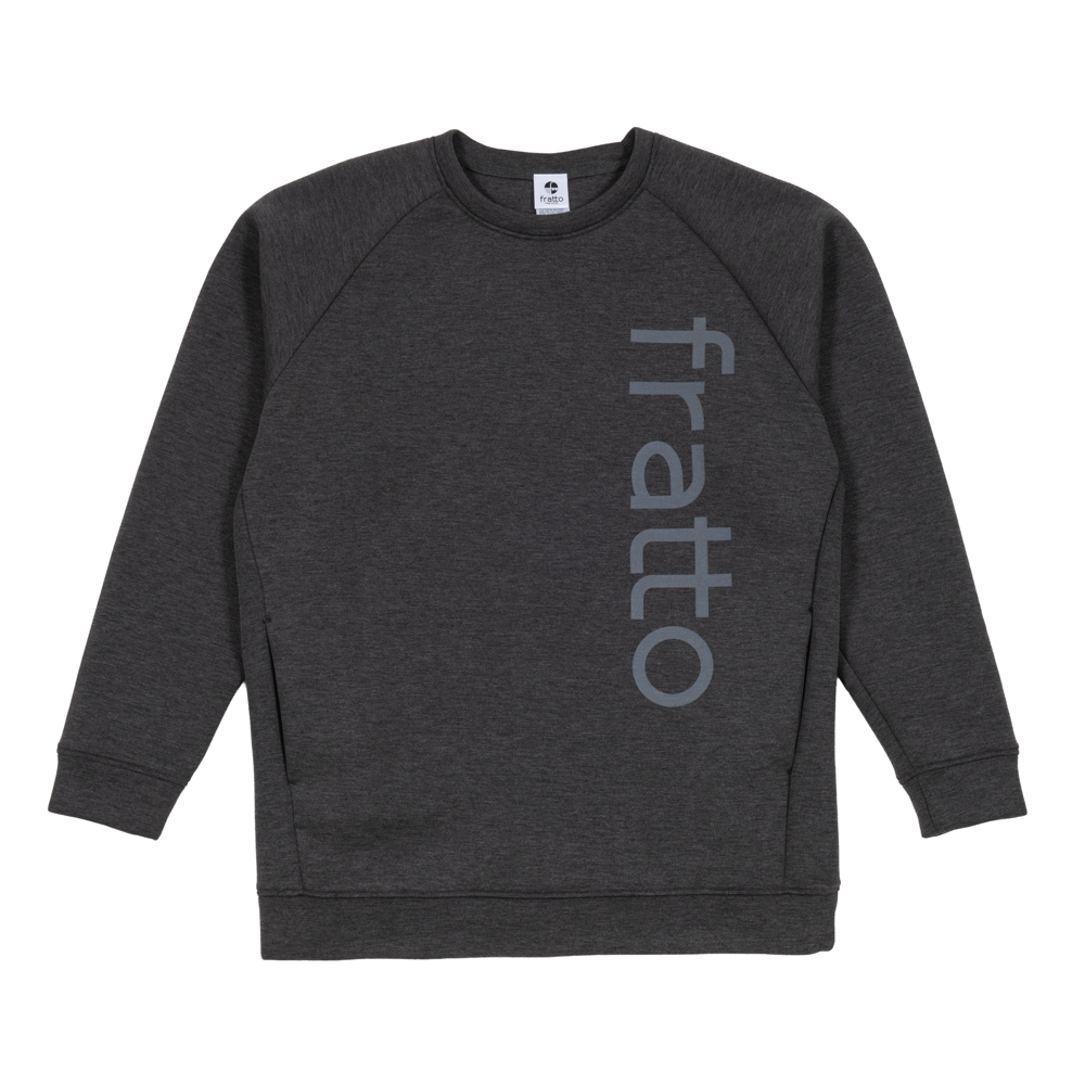 frattoオリジナル　　ダンボールニット　　クルーネックトレーナー　　　グレー