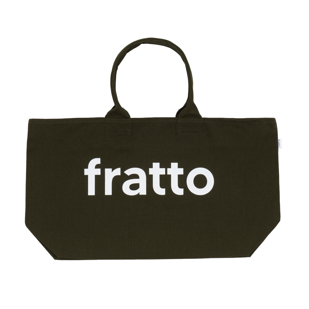 frattoオリジナル ファスナートート カーキ