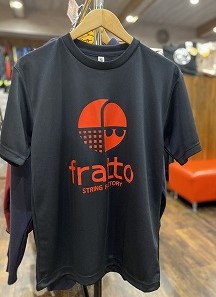 frattoオリジナル　　Tシャツ　マーク　　ブラックxレッド