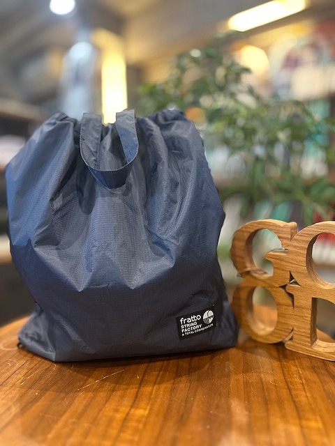 frattoオリジナル　ナップサック　ネイビー