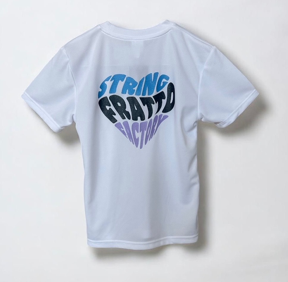 ＝ジュニア＝　frattoオリジナル　　Tシャツ　ハート　ホワイト