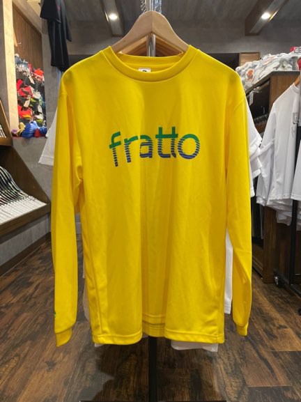 frattoオリジナル　　ロングTシャツ　　　シャドー　　イエロー