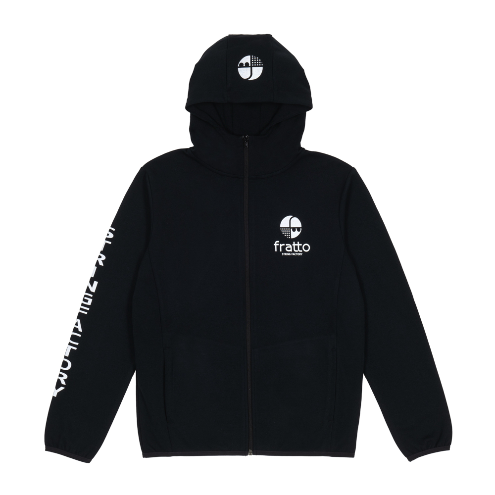 ＝ジュニア＝　frattoオリジナル　　7.7ドライパーカー　ブラック