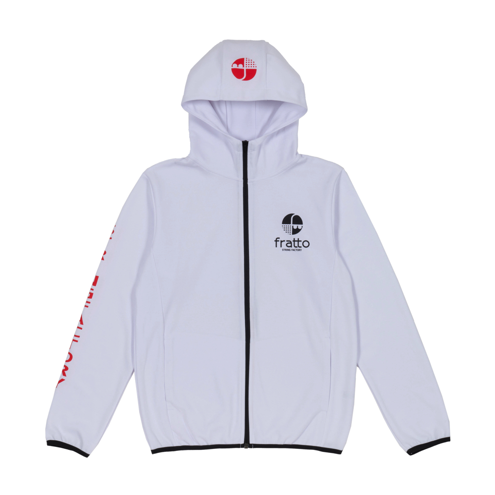 ＝ジュニア＝　frattoオリジナル　　7.7ドライパーカー　ホワイト
