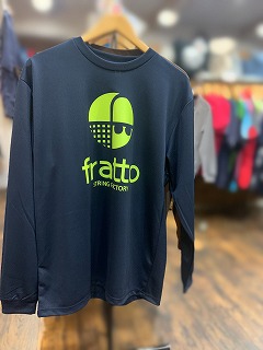 frattoオリジナル　　ロングTシャツ　　　マーク　　　　　　　ネイビーxイエロー