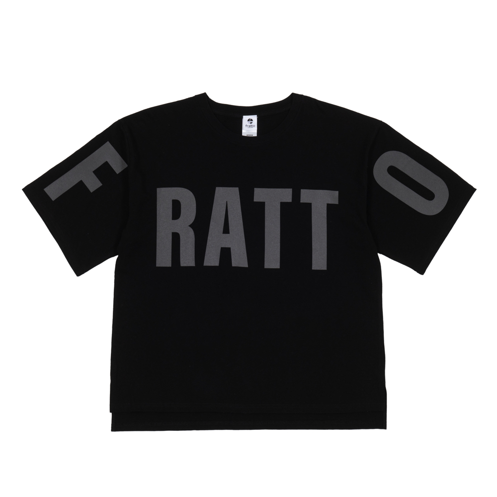 frattoオリジナル　　ビックシルエットTシャツ　　ブラック