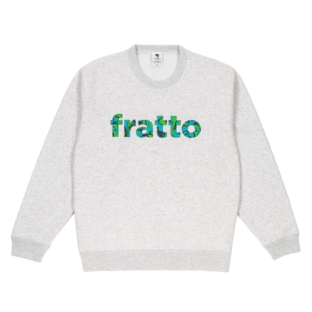 frattoオリジナル 　 マーブルトレ－ナ－　　 アッシュグレー×グリーン