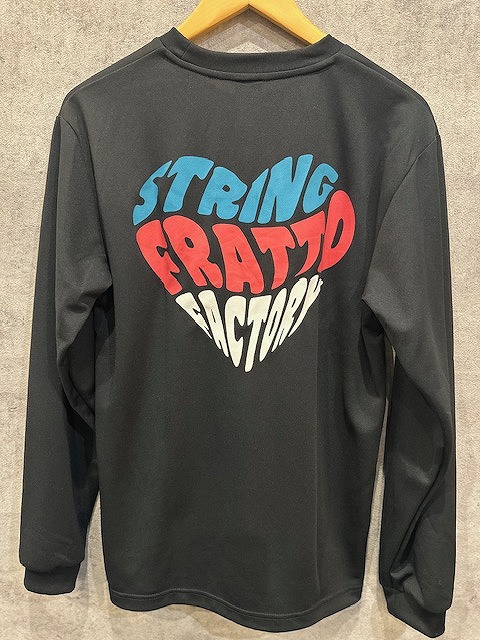 frattoオリジナル　　ロングTシャツ　ハート　ブラック