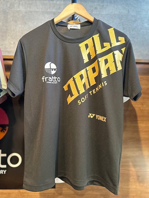 YONEXコラボ　ALL JAPAN Ｔシャツ　 ブラック