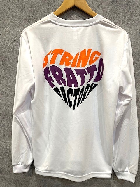 frattoオリジナル　　ロングTシャツ　ハート　ホワイト