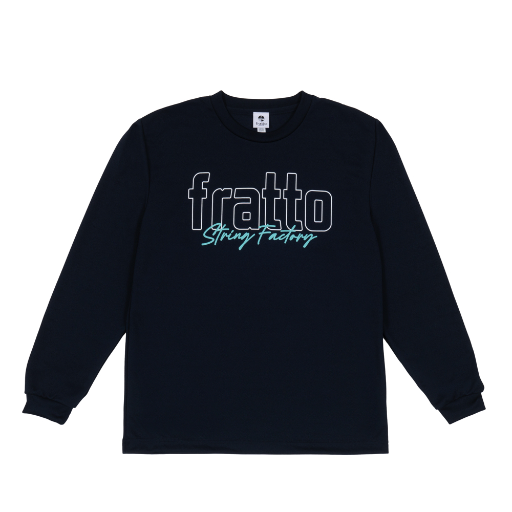 frattoオリジナル　　ロングTシャツ　サイン　ネイビー