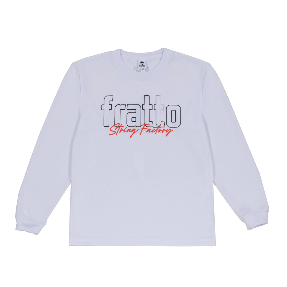 frattoオリジナル　　ロングTシャツ　サイン　ホワイト