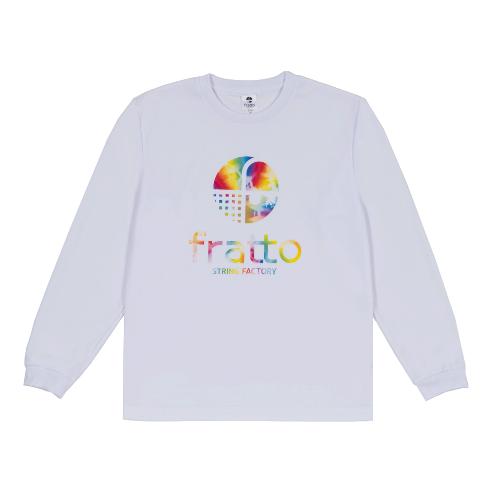 frattoオリジナル　　ロングTシャツ　　タイダイ柄　ホワイト