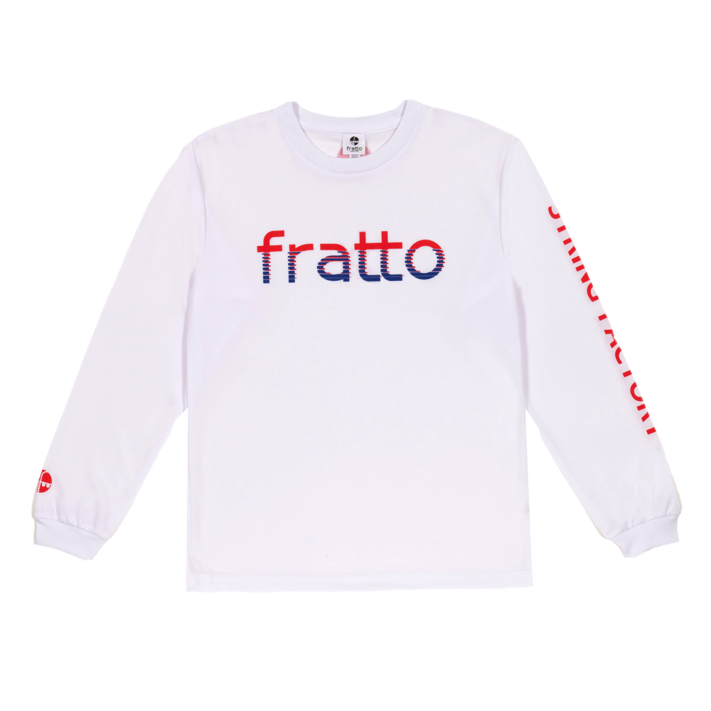 frattoオリジナル　　ロングTシャツ　　　シャドー　　ホワイト