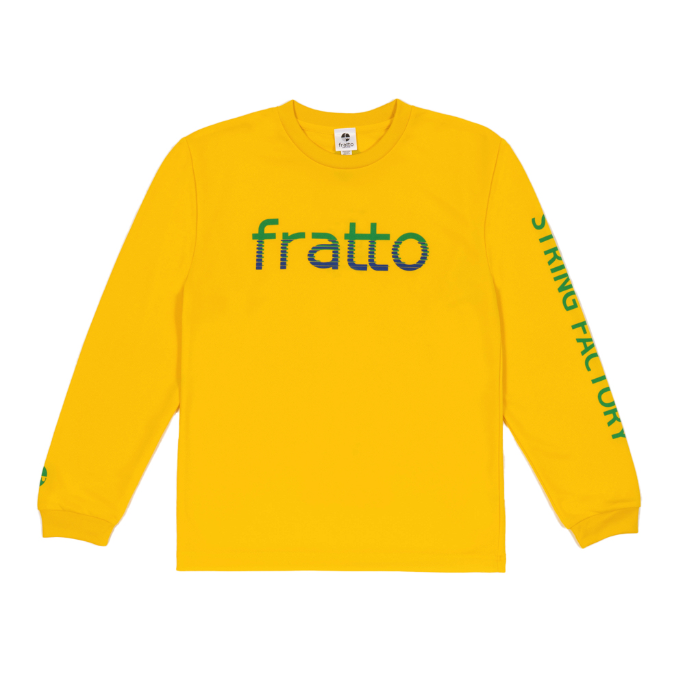 frattoオリジナル　　ロングTシャツ　　　シャドー　　イエロー