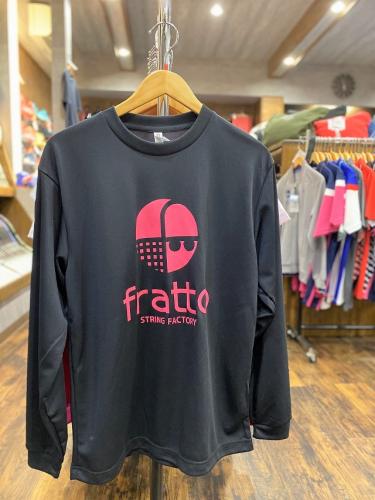 frattoオリジナル　ロングTシャツ　マーク　ブラックxピンク