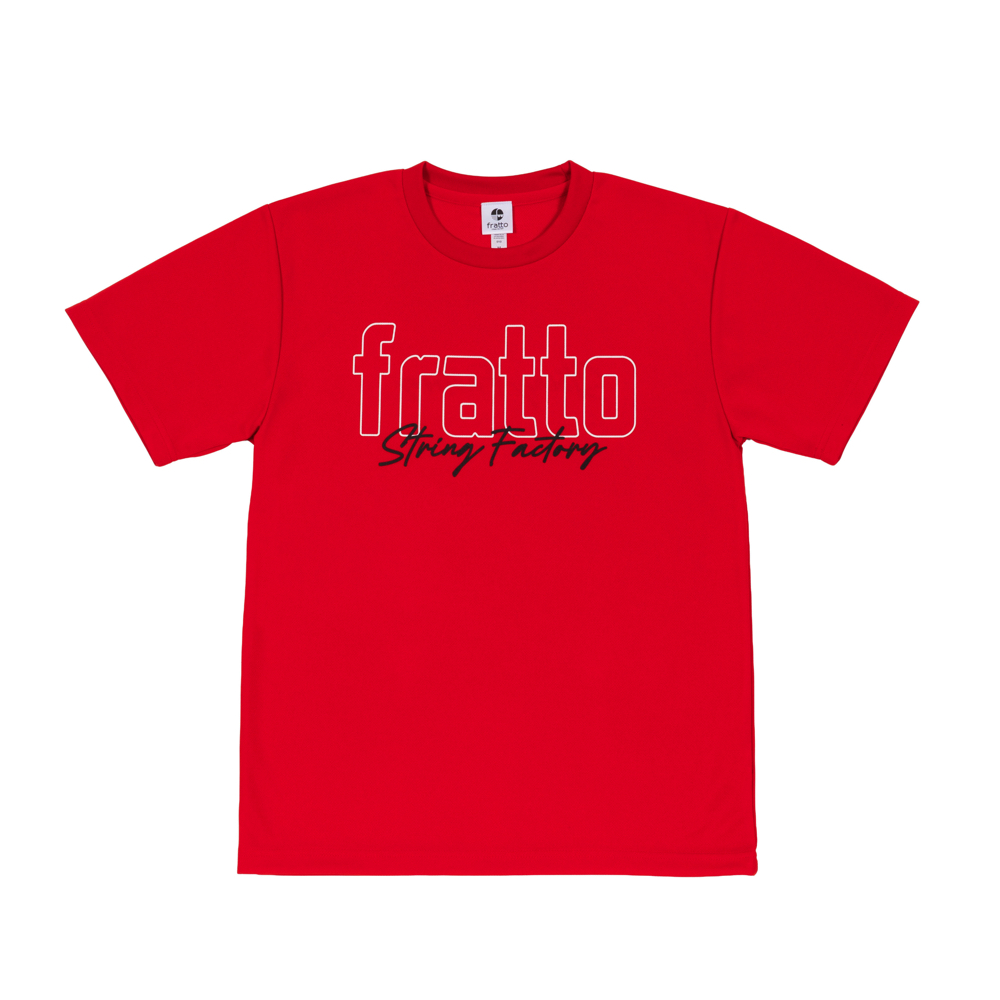 frattoオリジナル　　サインTシャツ　レッド