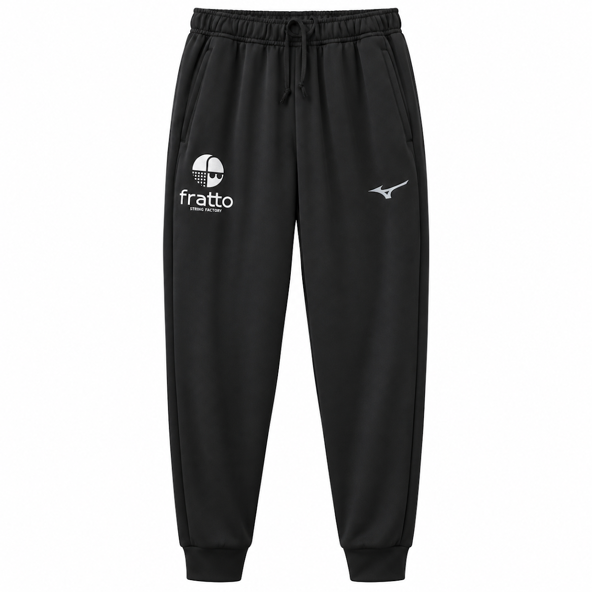 MIZUNO　frattoロゴ入り　ソフトニットﾊﾟﾝﾂ　ブラック