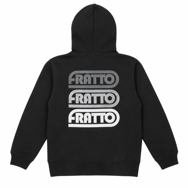 Three fratto パーカー　《BLACK EDITION》