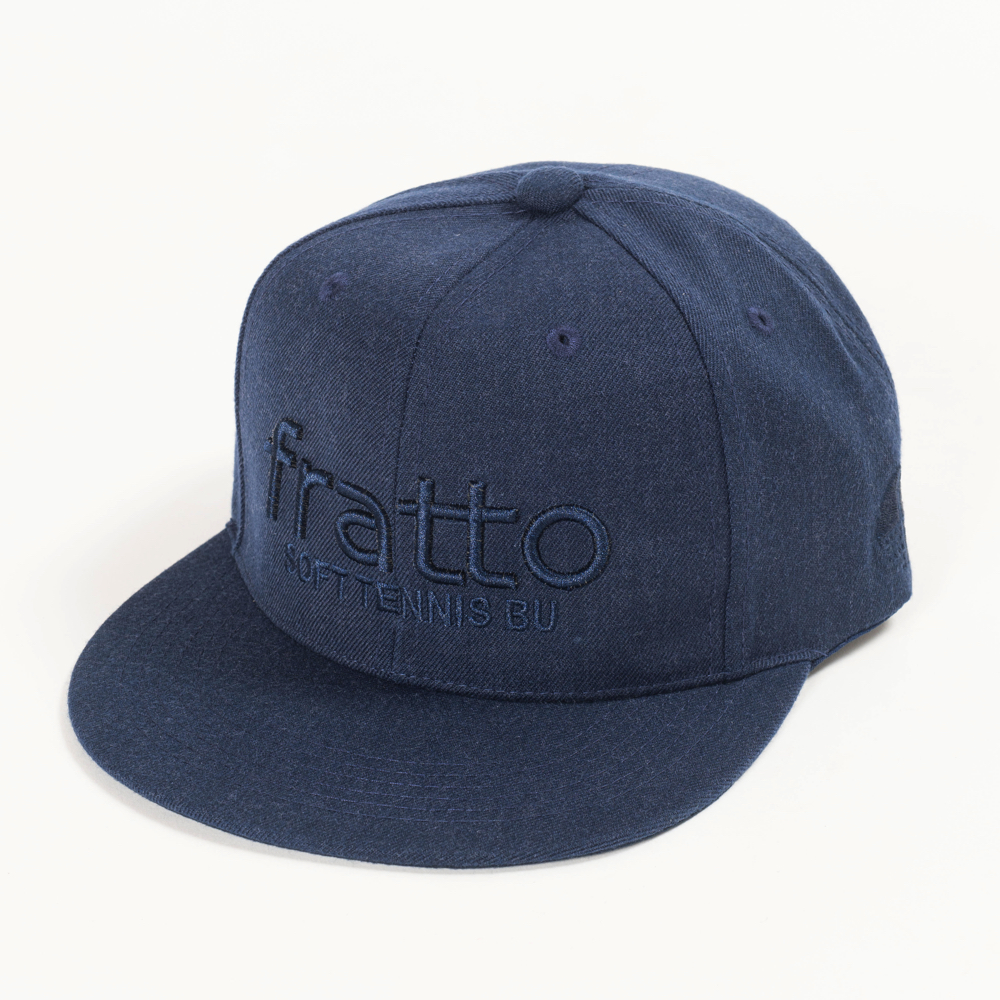 frattoオリジナル　3Dキャップ　ネイビーｘネイビー