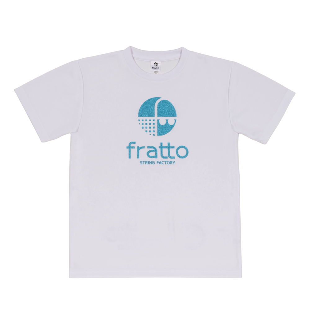 frattoオリジナル　　Tシャツ　マーク　ラメVer.　　ホワイトｘブルー