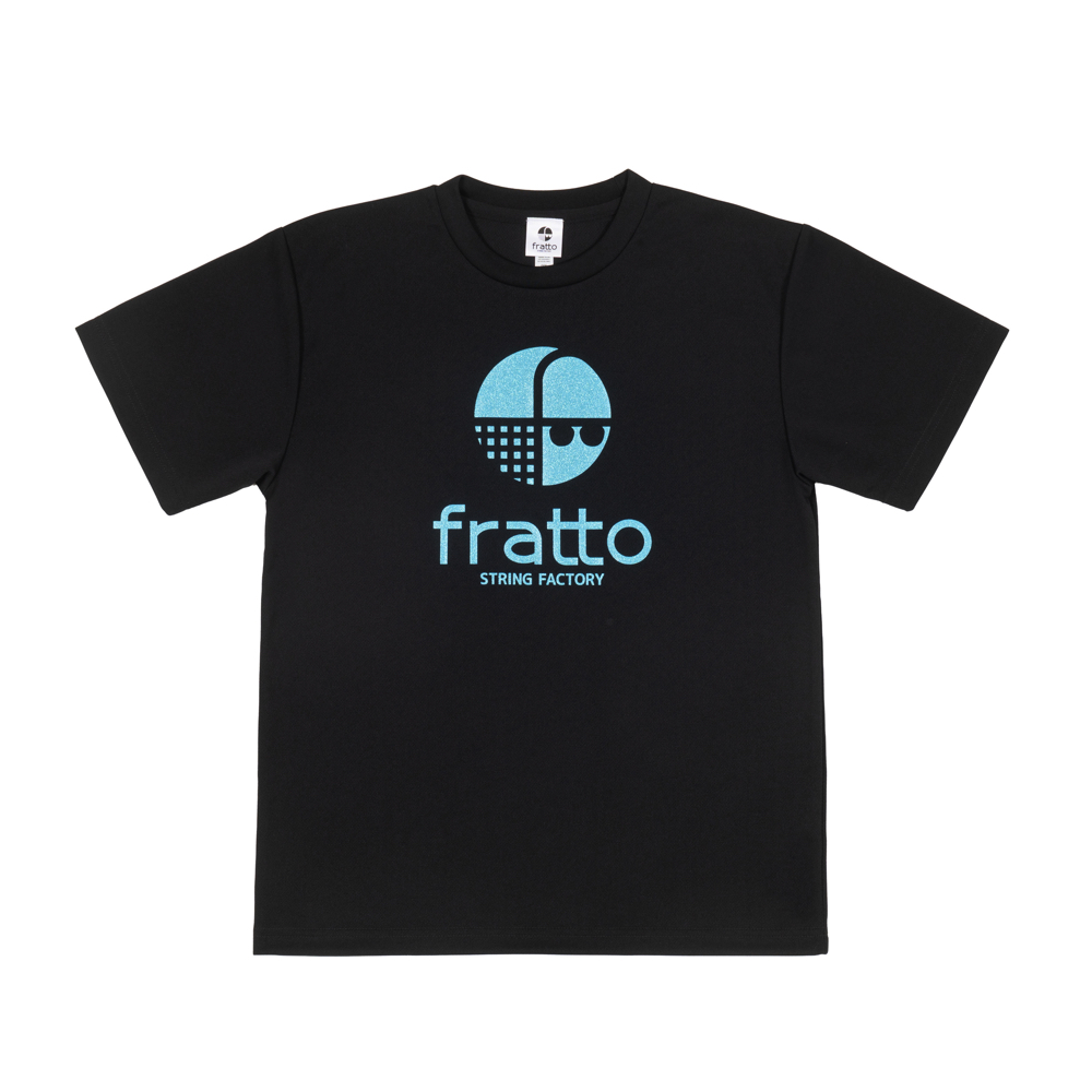 frattoオリジナル　　Tシャツ　マーク　ラメVer.　　ブラックｘブルー