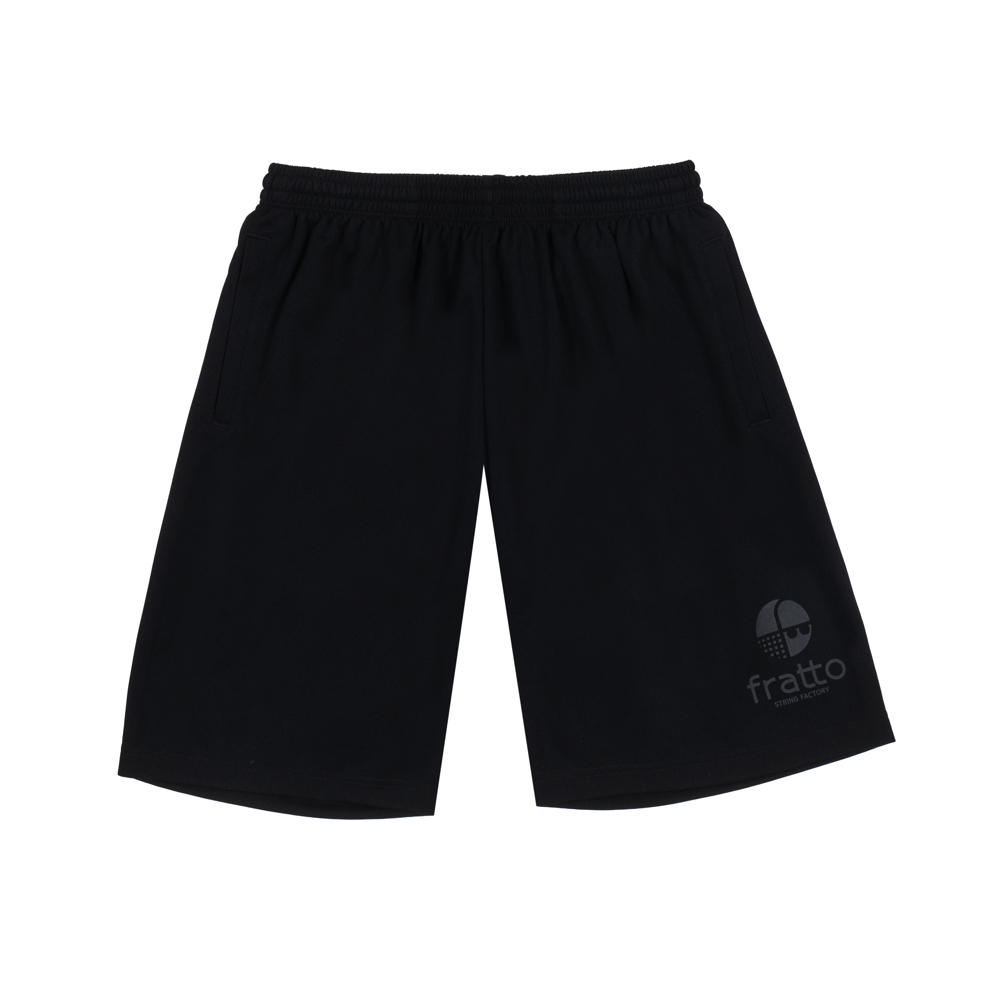 ＝ジュニア＝　frattoオリジナル　　 ハーフパンツ 　ブラックｘダークグレー