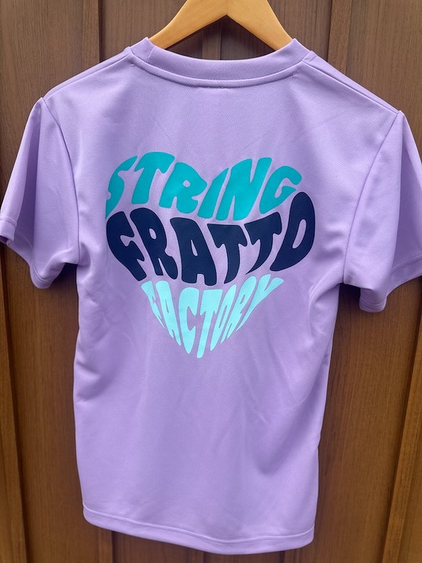 frattoオリジナル　　Tシャツ　ハート　ラベンダー