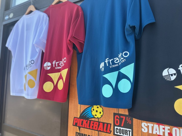 fratto / YONEX frattoロゴ入り ALL JAPAN Tシャツ 2026.Ver ディープ