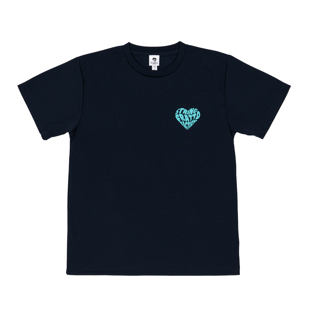frattoオリジナル　　Tシャツ　ハート　ネイビー
