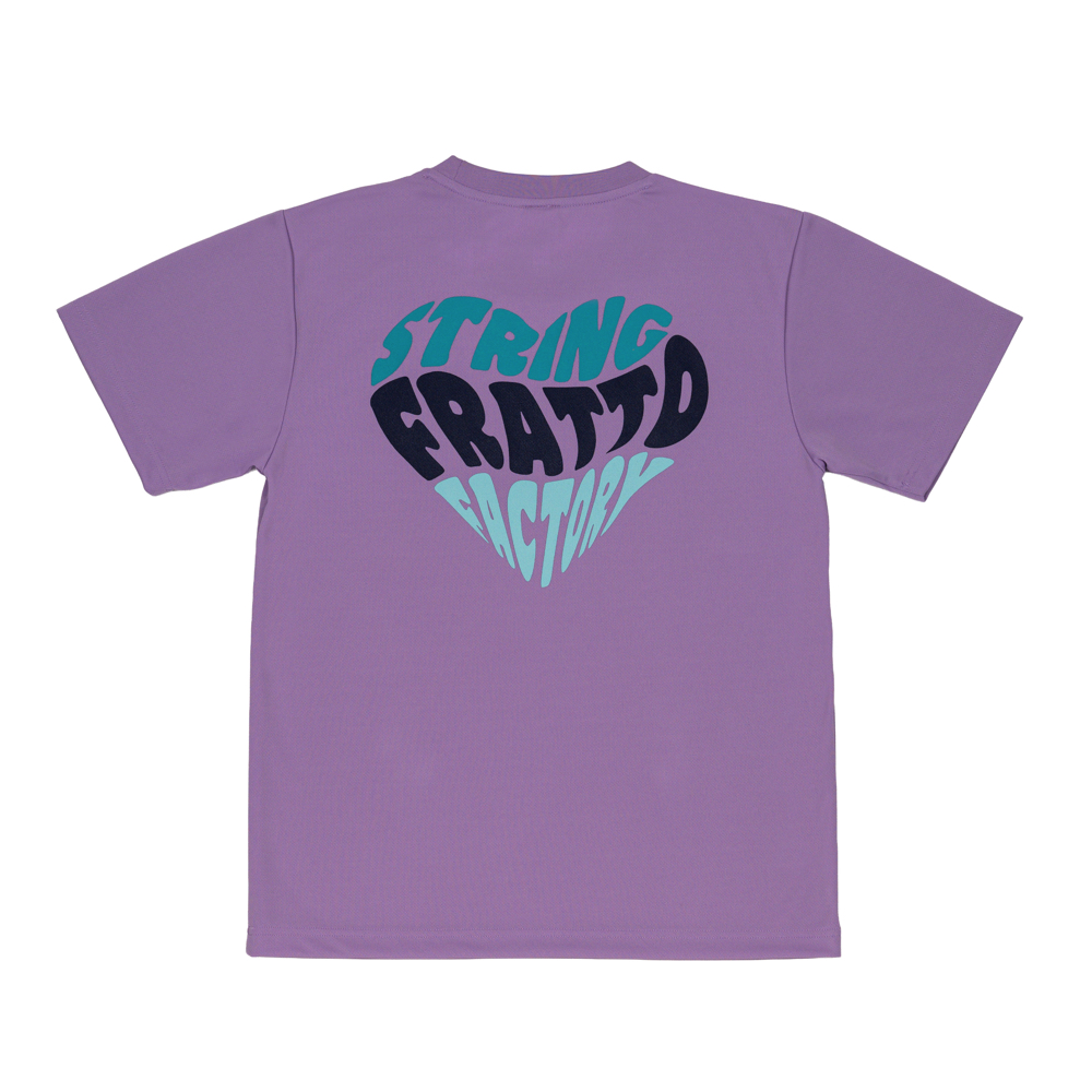 frattoオリジナル　　Tシャツ　ハート　ラベンダー