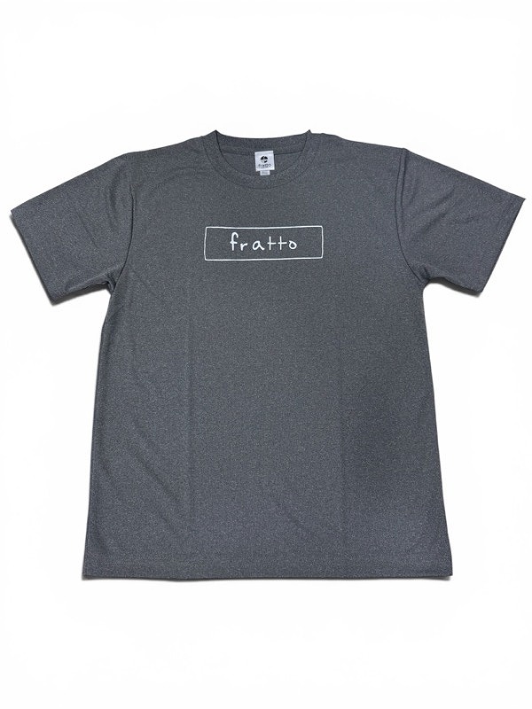 frattoオリジナル　シンプルロゴ　Ｔシャツ　グレー杢