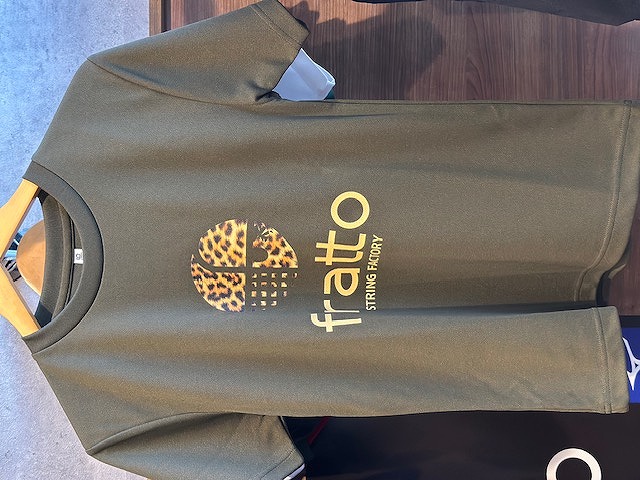 frattoオリジナル　　マークTシャツ　（レオパード）カーキ