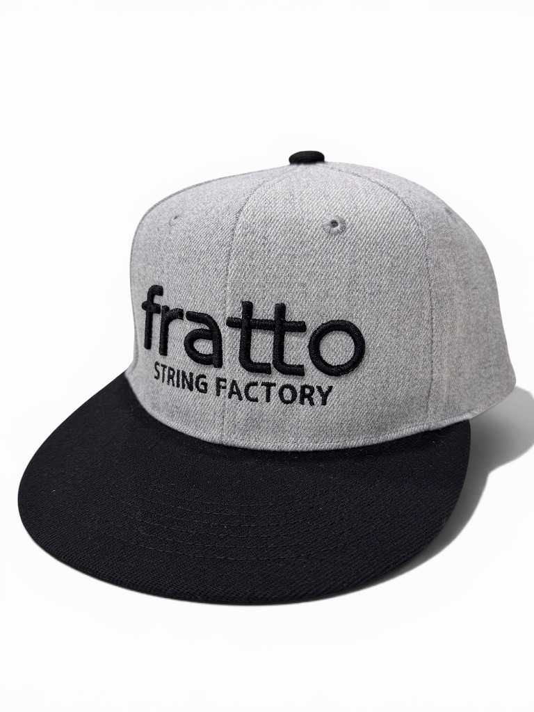 frattoオリジナル　3Dキャップ《STRING　FACTORY》　グレーｘブラック