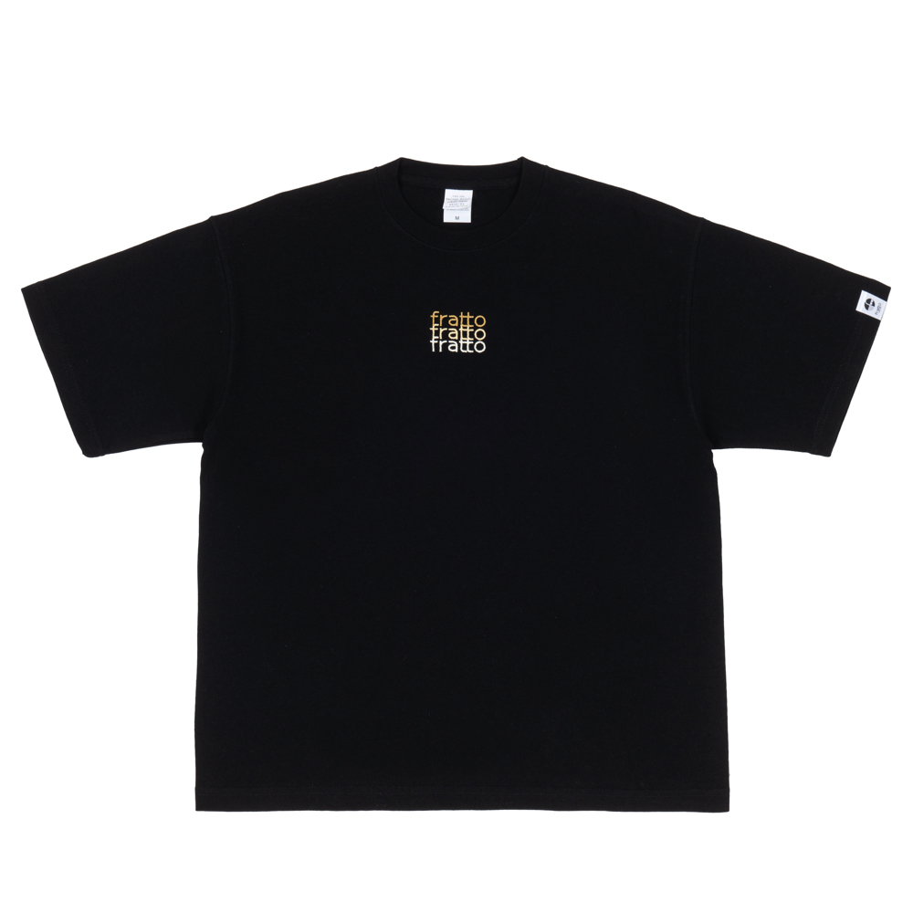 frattoオリジナル　　 トリプルfratto　　　ビッグシルエット　　ブラックxゴールド