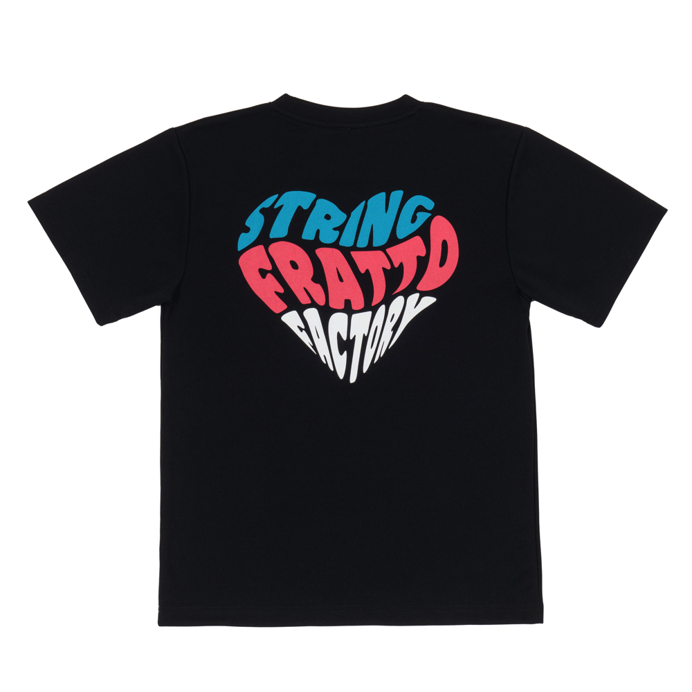 frattoオリジナル　　Tシャツ　ハート　ブラック