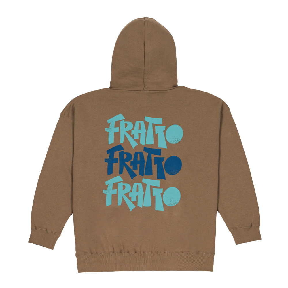 frattoオリジナル 　80's  Three fratto　パイルパーカー（ビッグシルエット）　サンド
