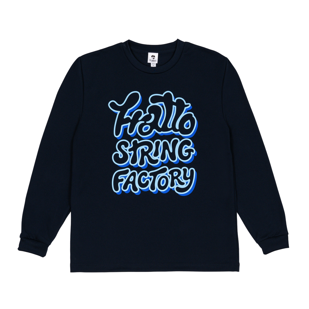 frattoオリジナル　　フリップfrattoロングTシャツ　　ネイビー