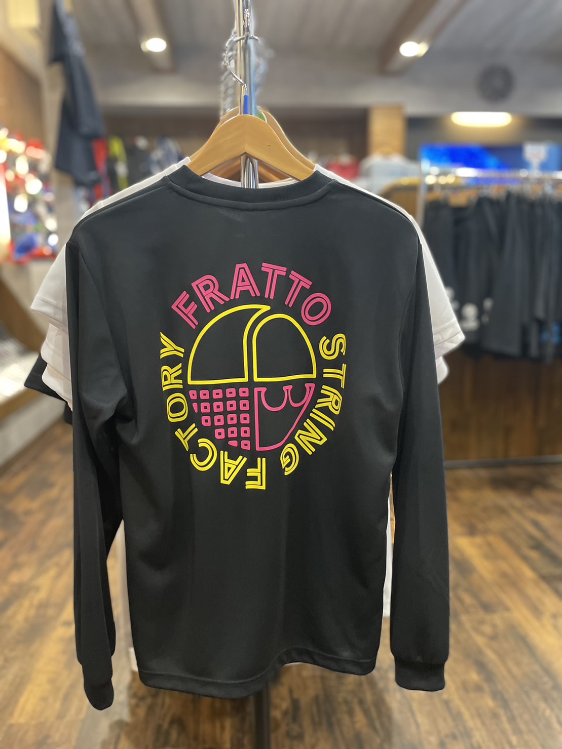 fratto / frattoオリジナル ロングTシャツ ネイティブ ブラック