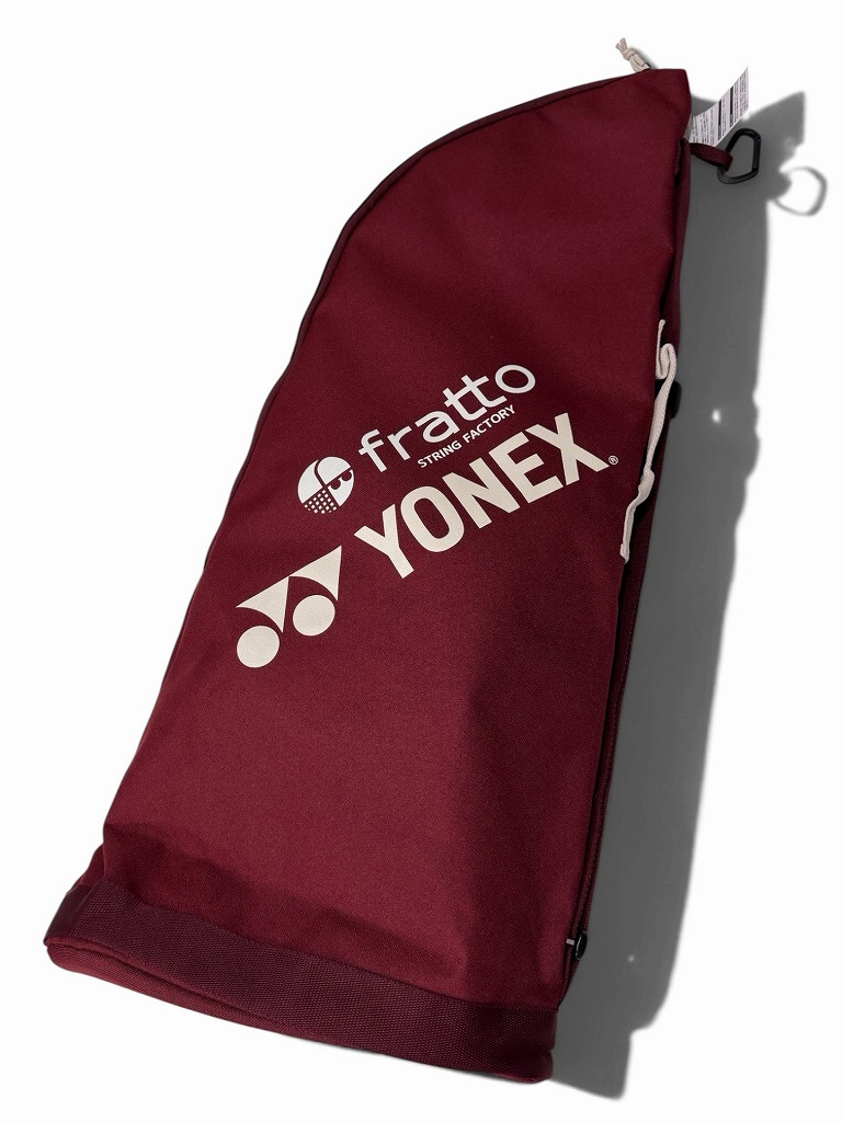 YONEX　frattoロゴ入り　 ラケットケース  2本入　　ワイン     BAG2531T