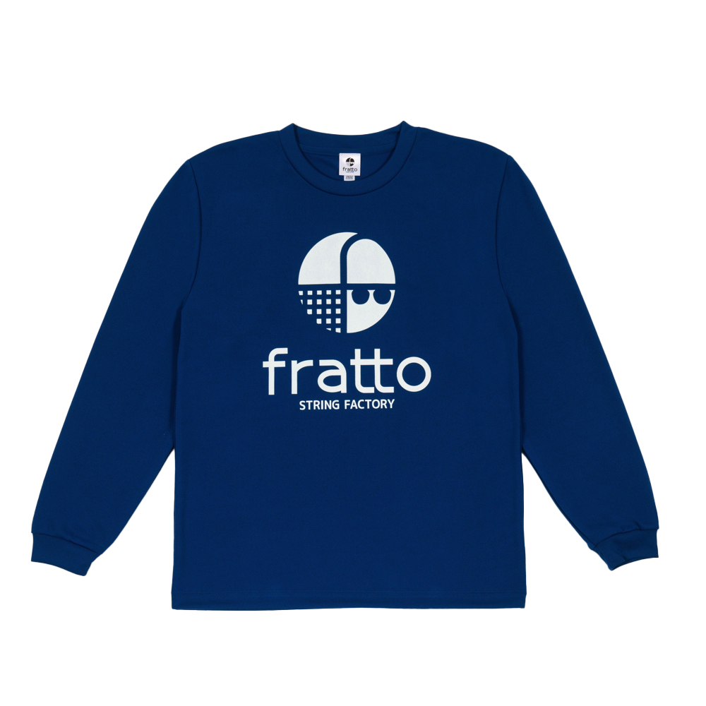 frattoオリジナル　　ロングTシャツ　　　マーク　ロイヤルブルーxホワイト