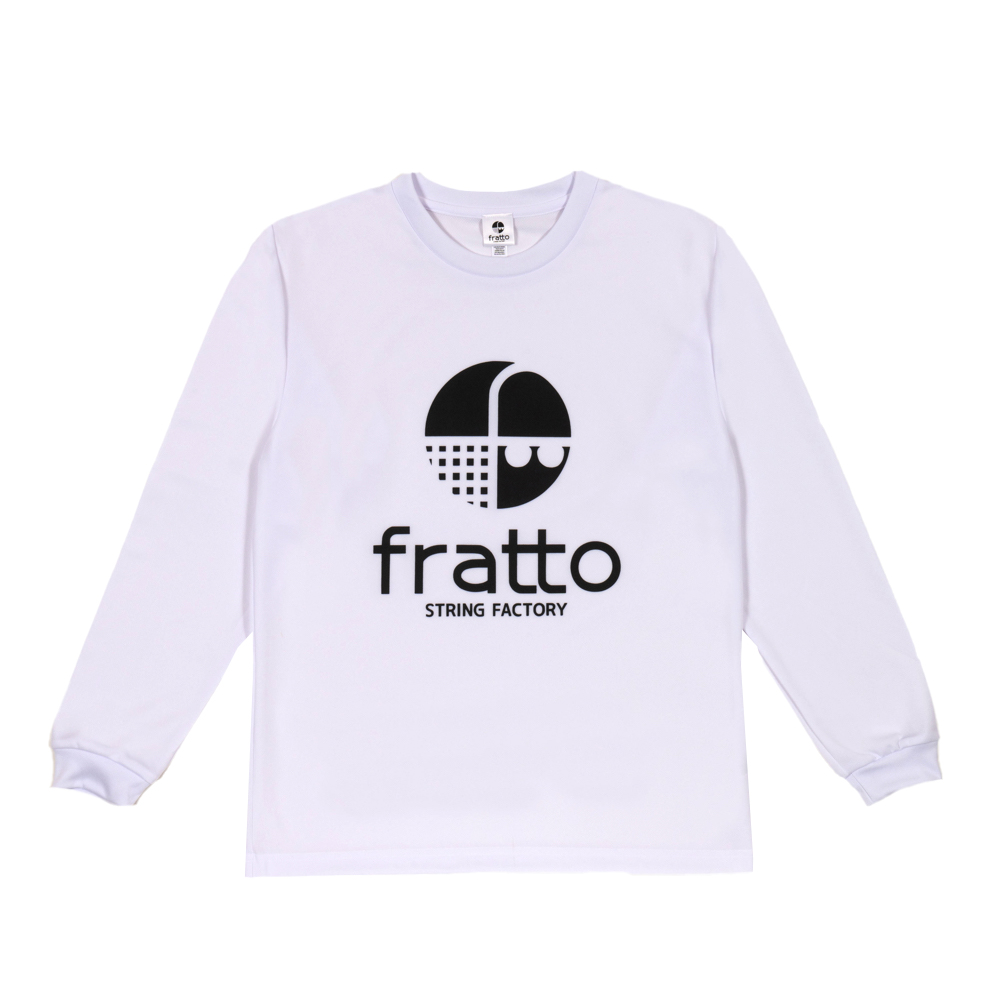 frattoオリジナル　　ロングTシャツ　　　マーク　　　　　　　ホワイトｘブラック