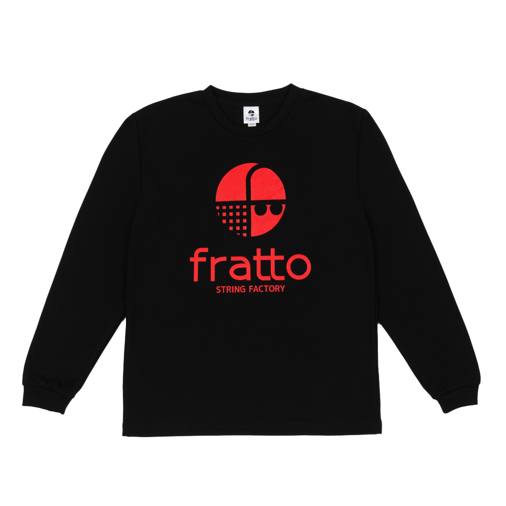 frattoオリジナル　　ロングTシャツ　　　マーク　　　　　　　ブラックｘレッド