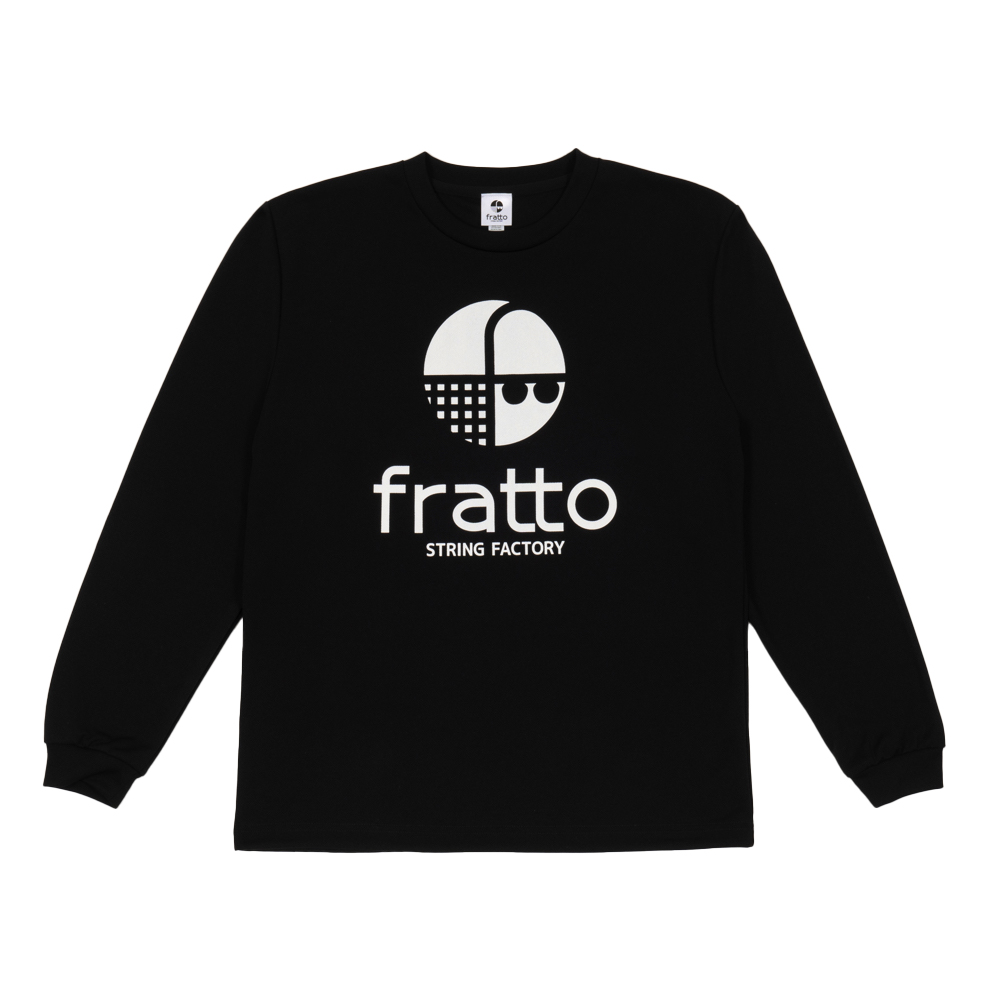 frattoオリジナル　　ロングTシャツ　　　マーク　　　　　　　ブラックｘホワイト