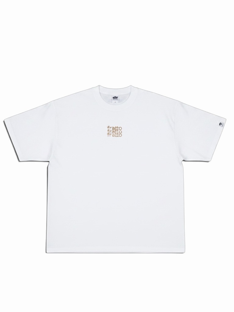 frattoオリジナル　　 トリプルfratto　　　ビッグシルエット　　ホワイトxゴールド