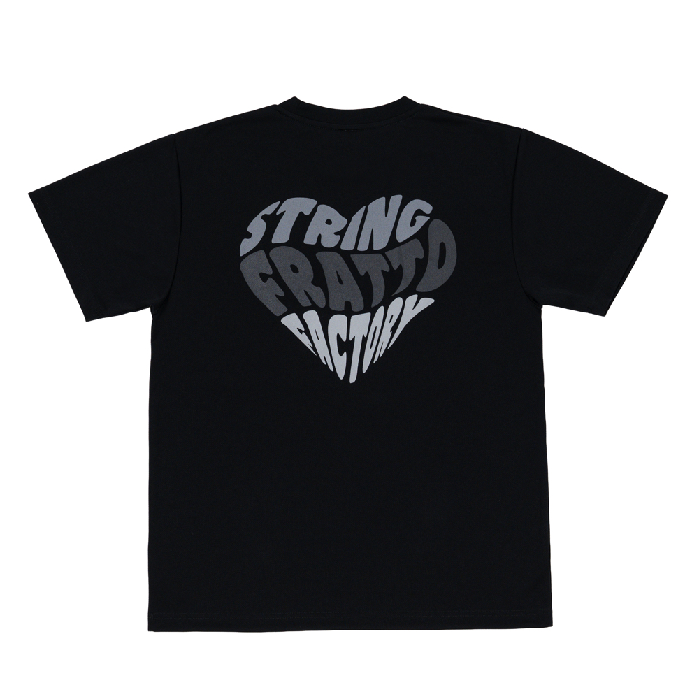 frattoオリジナル　　Tシャツ　ハート　《BLACK EDITION》