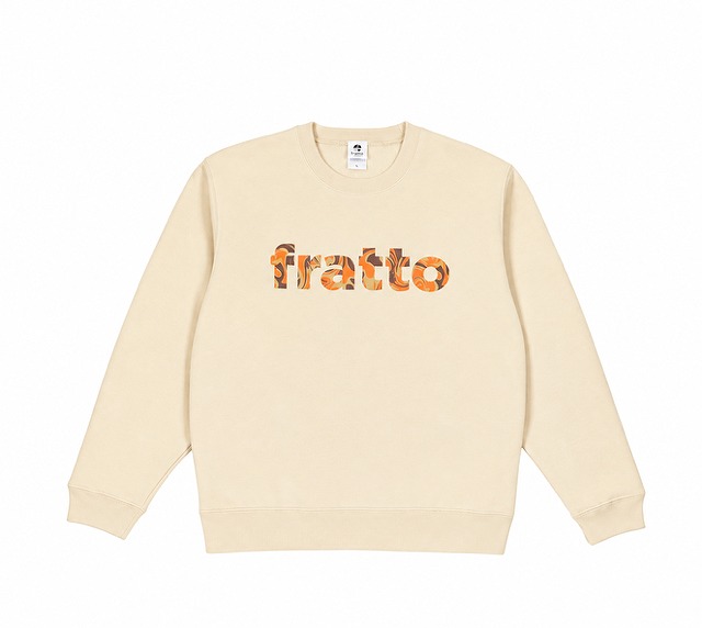 frattoオリジナル 　 マーブルトレ－ナ－　《数量限定カラー》クリーム×オレンジ
