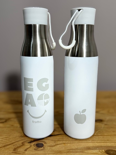 EGAOｘfratto     　　　　ステンレスボトル　　   　ﾎﾜｲﾄ　　　　　　　　　【期間限定】